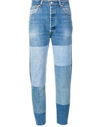 blaue Jeans mit Flicken von RE/DONE
