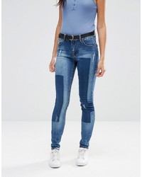 blaue Jeans mit Flicken von Vila