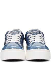 blaue Jeans niedrige Sneakers von Kenzo