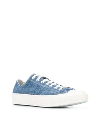 blaue Jeans niedrige Sneakers von Converse