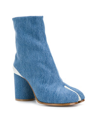 blaue Jeans Stiefeletten von Maison Margiela