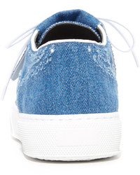 blaue Jeans Turnschuhe von Robert Clergerie