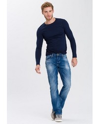 blaue Jeans von Cross Jeans