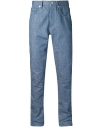 blaue Jeans von MAISON KITSUNÉ