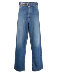 blaue Jeans von Marcelo Burlon County of Milan