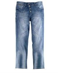 blaue Jeans von MEN PLUS BY HAPPY SIZE