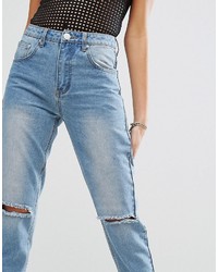 blaue Jeans von PrettyLittleThing