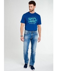 blaue Jeans von Pioneer Authentic Jeans