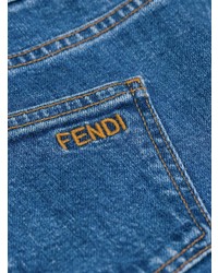 blaue Jeans von Fendi