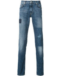 blaue Jeans von Versace