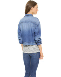 blaue Jeansjacke von AG Jeans