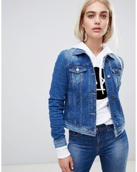 blaue Jeansjacke von Armani Exchange