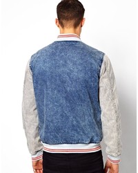 blaue Jeansjacke von Asos