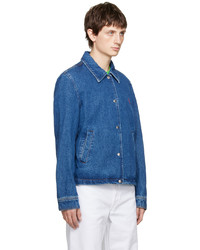 blaue Jeansjacke von AMI Alexandre Mattiussi