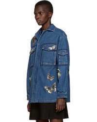 blaue Jeansjacke von Valentino