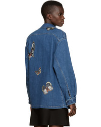 blaue Jeansjacke von Valentino