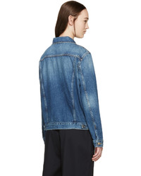 blaue Jeansjacke von Frame Denim