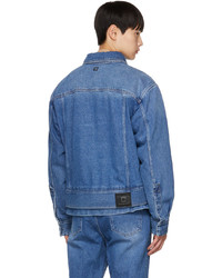 blaue Jeansjacke von Wooyoungmi