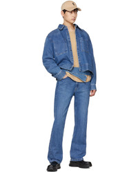 blaue Jeansjacke von Wooyoungmi