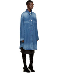 blaue Jeansjacke von MM6 MAISON MARGIELA