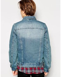 blaue Jeansjacke von Asos