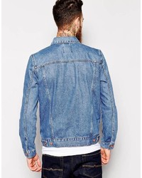 blaue Jeansjacke von Asos