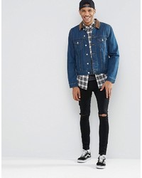 blaue Jeansjacke von Asos