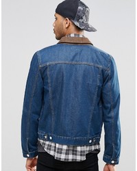 blaue Jeansjacke von Asos