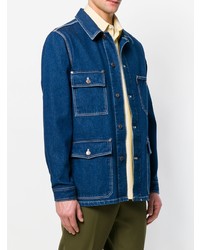 blaue Jeansjacke von AMI Alexandre Mattiussi