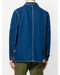 blaue Jeansjacke von AMI Alexandre Mattiussi