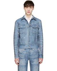 blaue Jeansjacke von Calvin Klein Collection