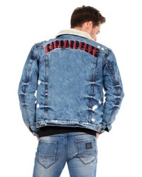 blaue Jeansjacke von Cipo & Baxx