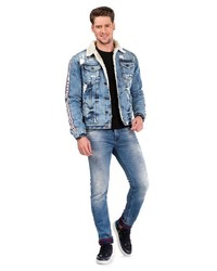 blaue Jeansjacke von Cipo & Baxx