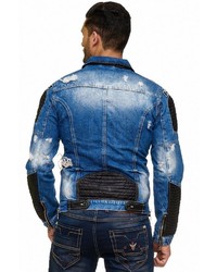 blaue Jeansjacke von Cipo & Baxx