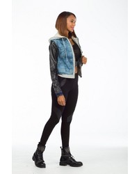 blaue Jeansjacke von CIPO & BAXX