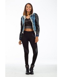 blaue Jeansjacke von CIPO & BAXX