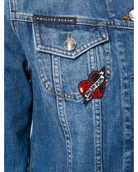 blaue Jeansjacke von Philipp Plein