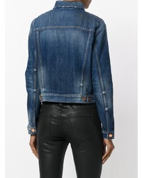 blaue Jeansjacke von Diesel