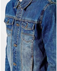 blaue Jeansjacke von Asos