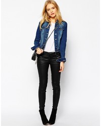 blaue Jeansjacke von Vero Moda