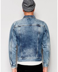 blaue Jeansjacke von Pull&Bear