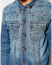 blaue Jeansjacke von True Religion