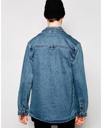 blaue Jeansjacke von Cheap Monday