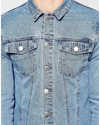 blaue Jeansjacke von Cheap Monday