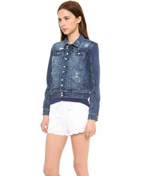 blaue Jeansjacke von Blank