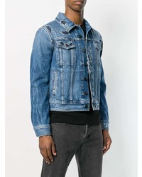 blaue Jeansjacke von Saint Laurent