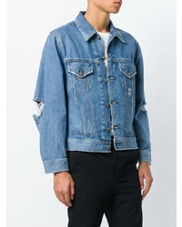 blaue Jeansjacke von Diesel