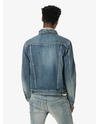 blaue Jeansjacke von Saint Laurent