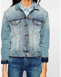 blaue Jeansjacke von Dr. Denim