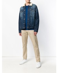 blaue Jeansjacke von 7 For All Mankind